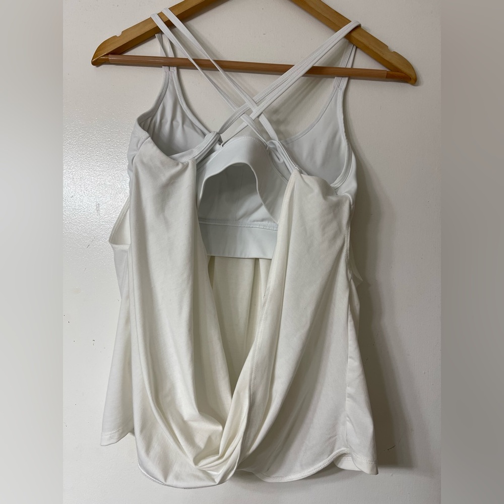 HALARA White Pleated Camisole Top - Picture 5 of 6
